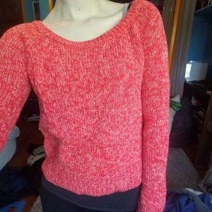 Vibrant coral sweater